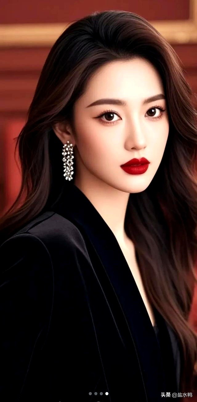 好漂亮的美女，满满的高级感呀！