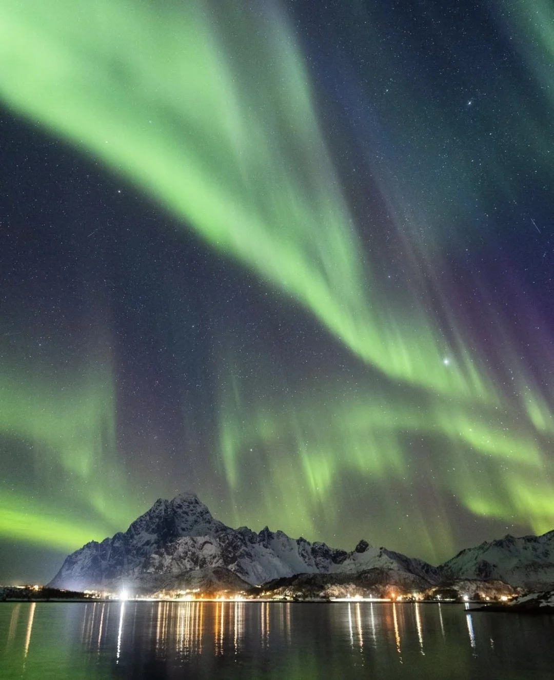 Aurora now！💚🌌