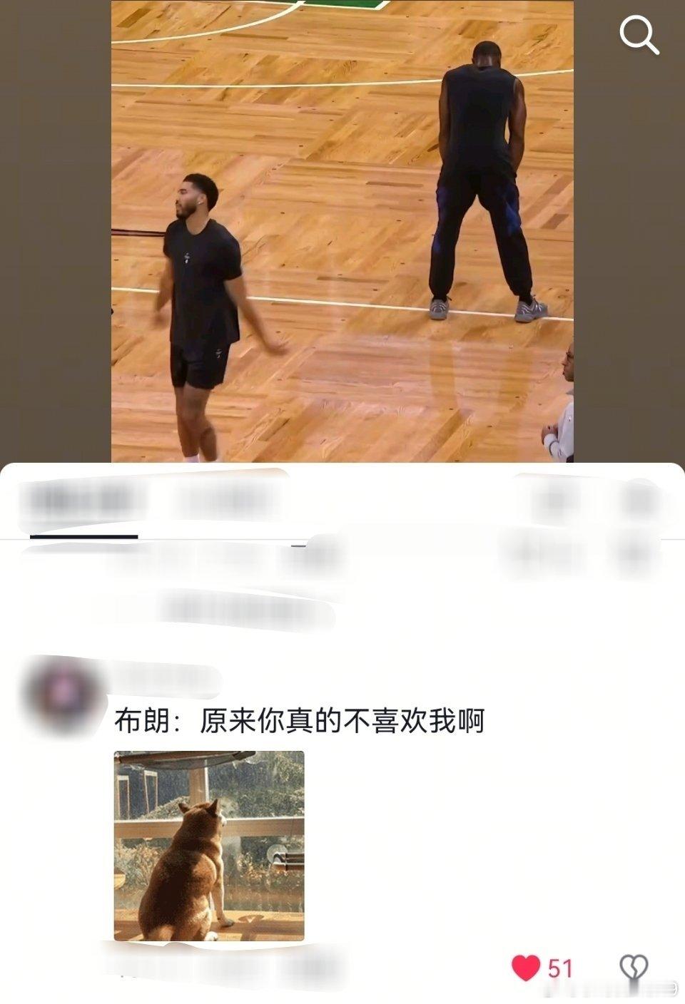 #杰伦布朗回复塔图姆#💔 ​