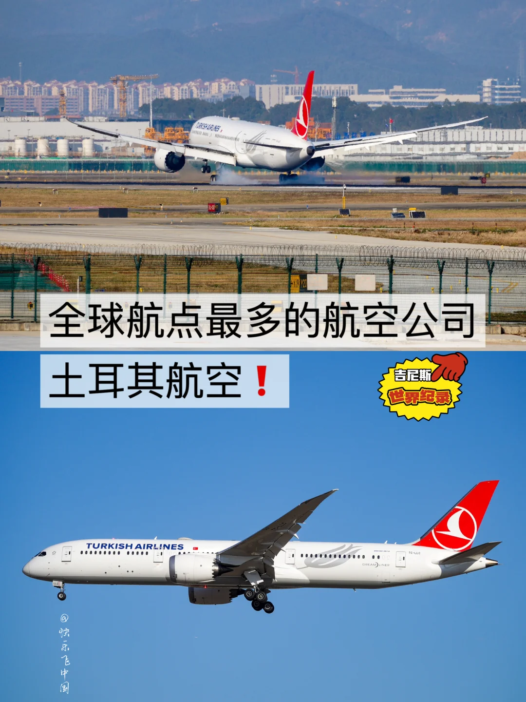 土耳其航空，破吉尼斯世界纪录❗️❗️❗️