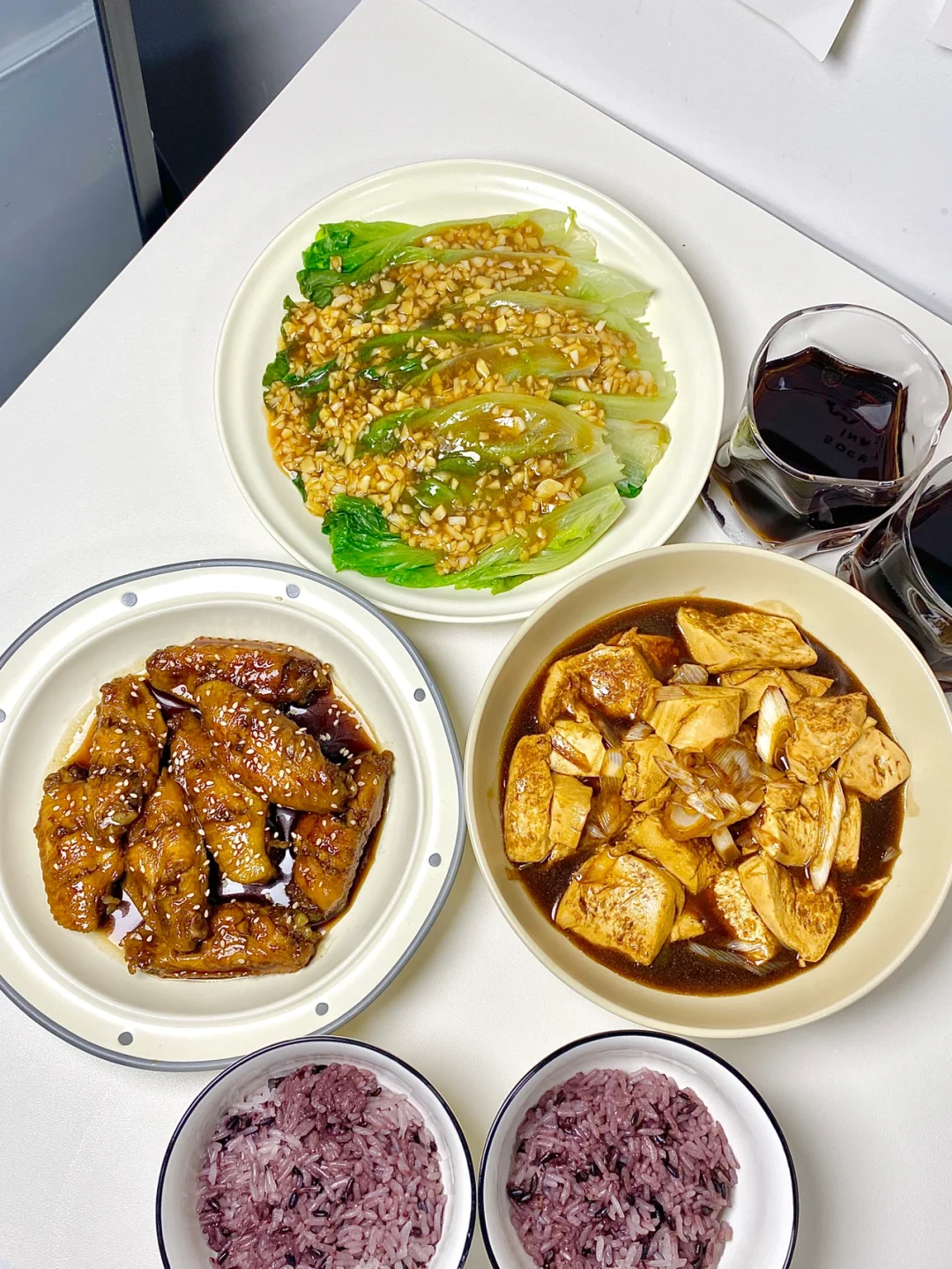 二人食｜💰25🥤可乐鸡翅 葱烧豆腐 太下饭啦