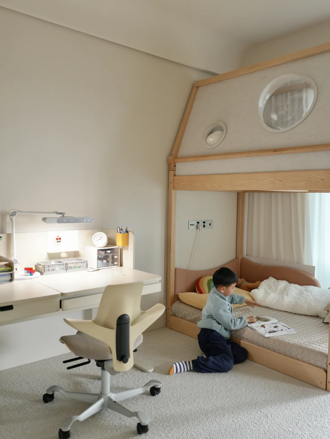 11平米儿童房｜陪孩子在温柔的光里慢慢走