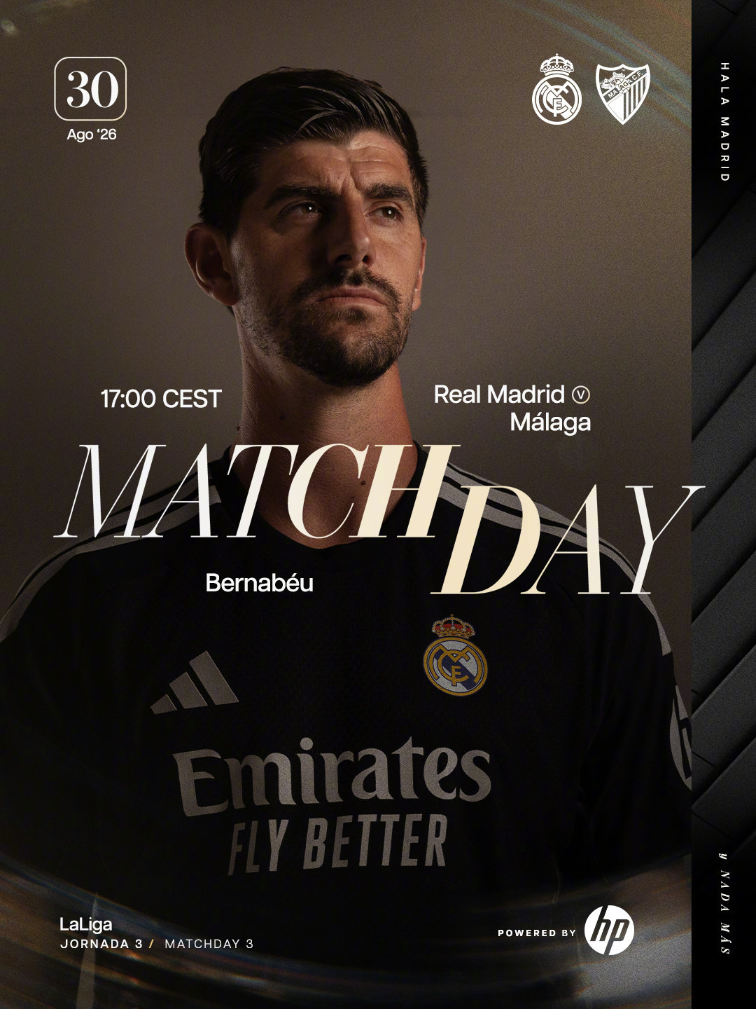 主场迎战马拉加⚔️

踏上伯纳乌，唯有全力以赴💪

#皇马比赛##halamadrid# ​​​#皇马[超话]# ​