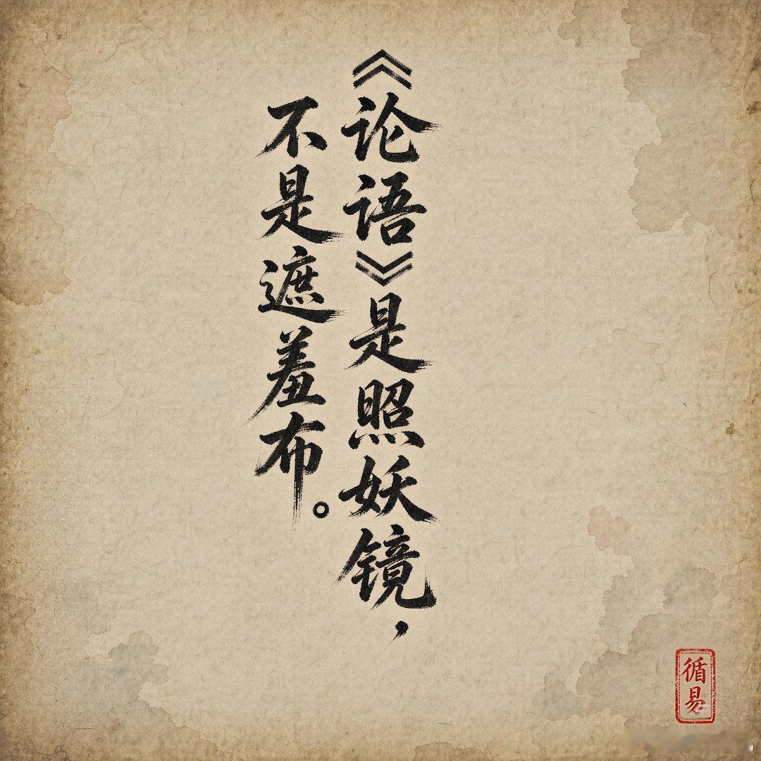 #高市早苗搬出孔子言论强行辩解#
既已为妖，何必勉强说人话？《论语》是照妖镜，不是遮羞布。

高市早苗搬出“民无信不立”，倒像妖不自知为妖，偏要披人皮、说人话。《论语》讲“信”，是让为政者先正己身，不是给失信者递遮羞布。嘴上喊着“国民信赖”，行动却是“没看过”“刚听说”“没反省”—— ​