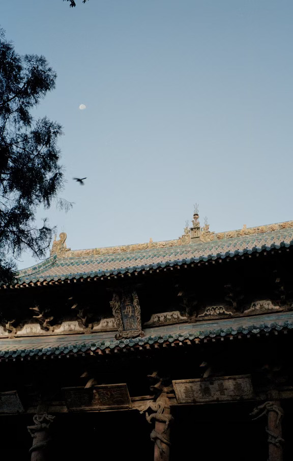 胶片下的晋祠