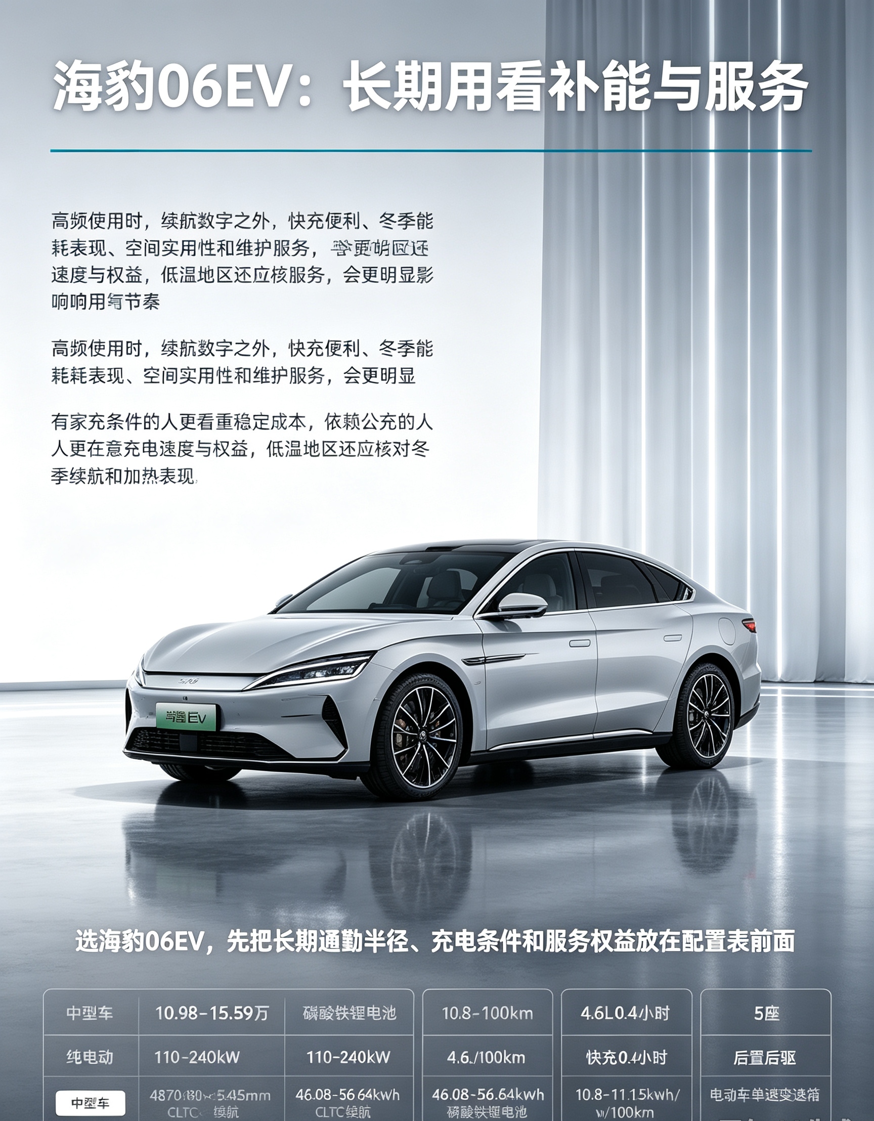 海豹06EV长期用车考量