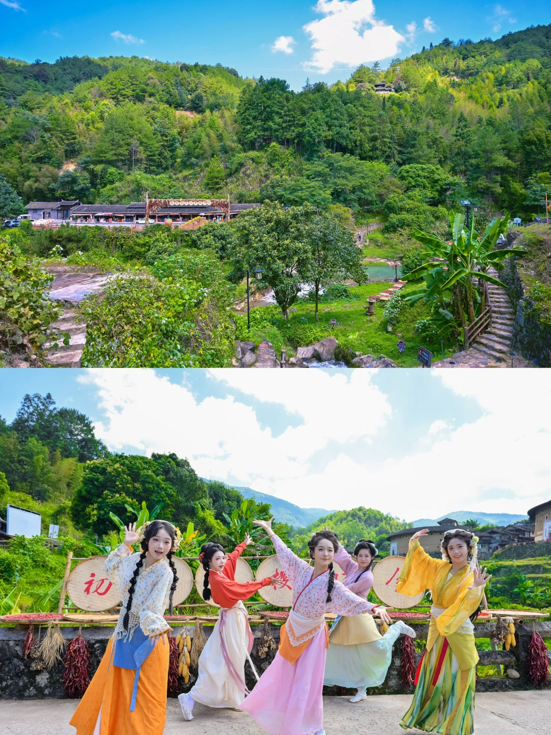 逛初溪土楼🌅邂逅一场土楼晒秋的温柔黄昏