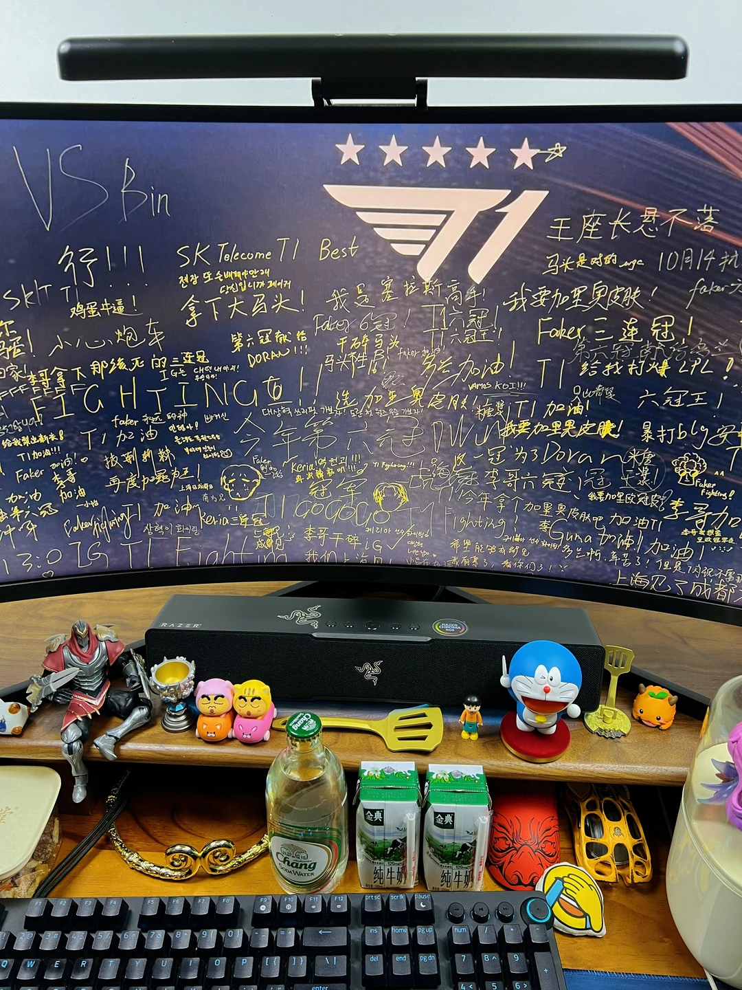 T1快闪店留言墙上的玩家留言！