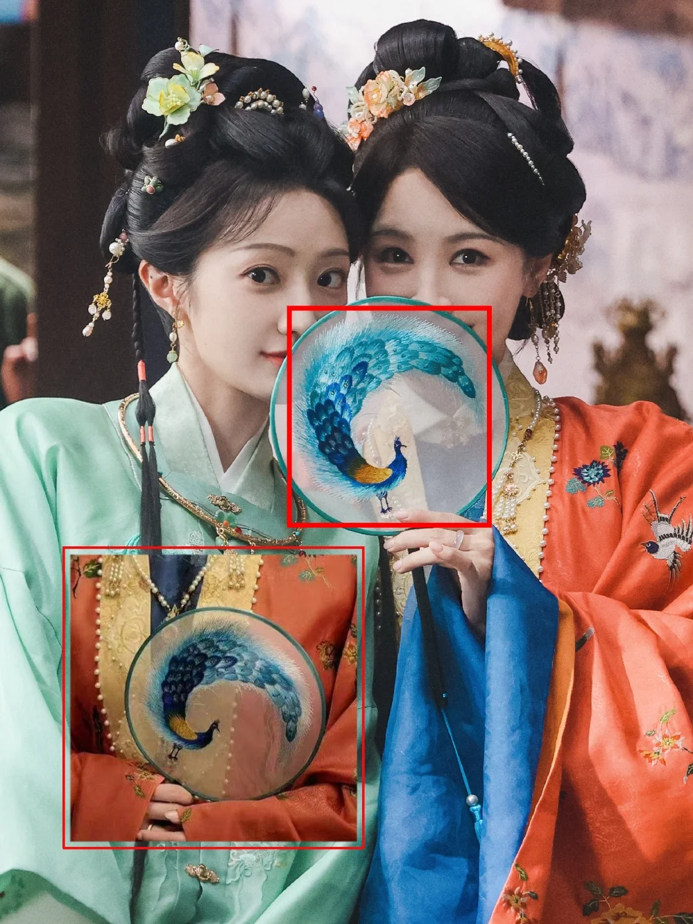 终于知道宋姨娘总是拿着一把孔雀团扇的原因