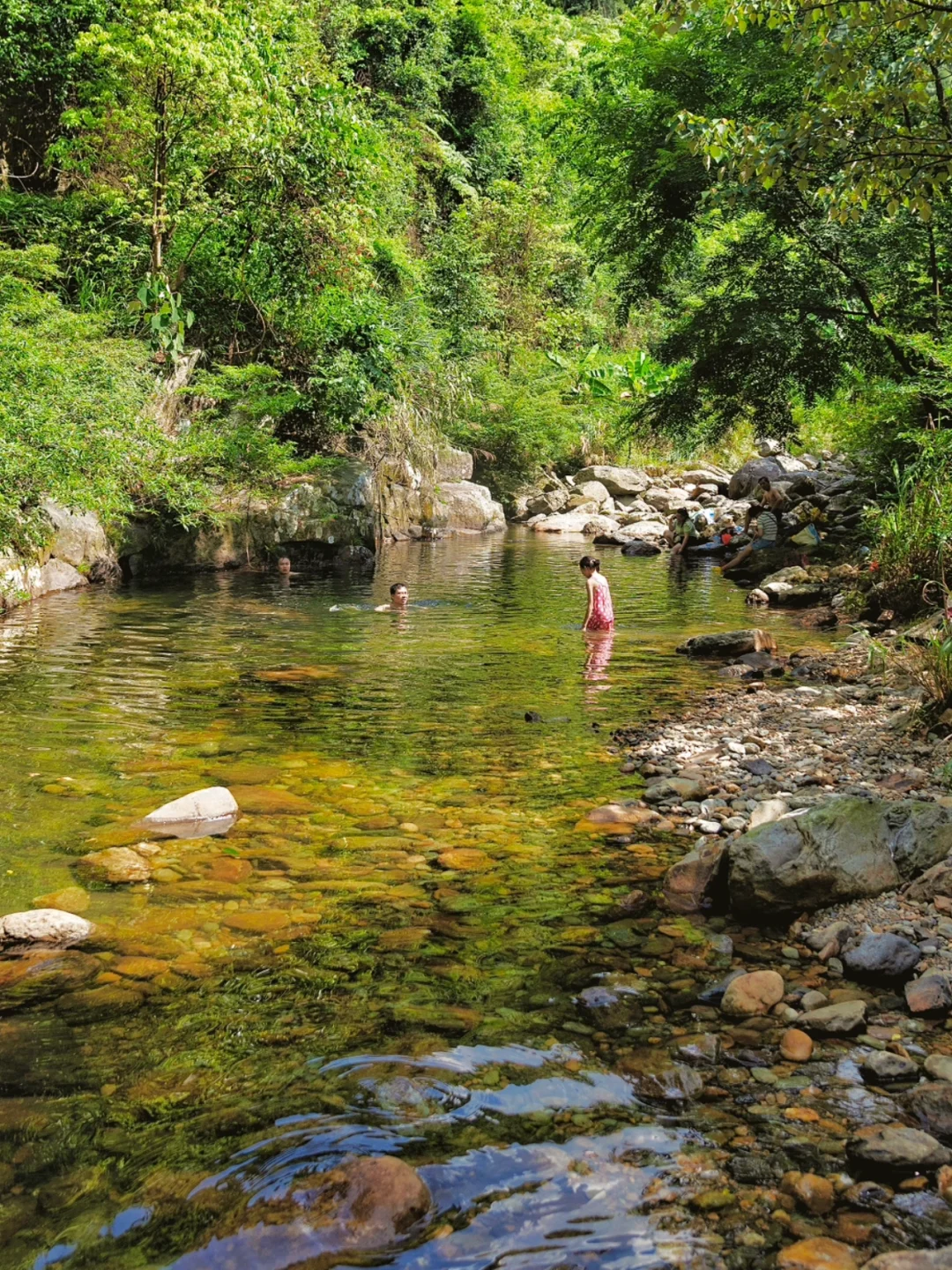 南宁周边车到山涧露营溯溪玩水宝藏地｜古记