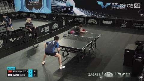 吉奥尼斯3比1瓦莱（6，6，4）<br />何钧杰3比2权赫（9，-9...