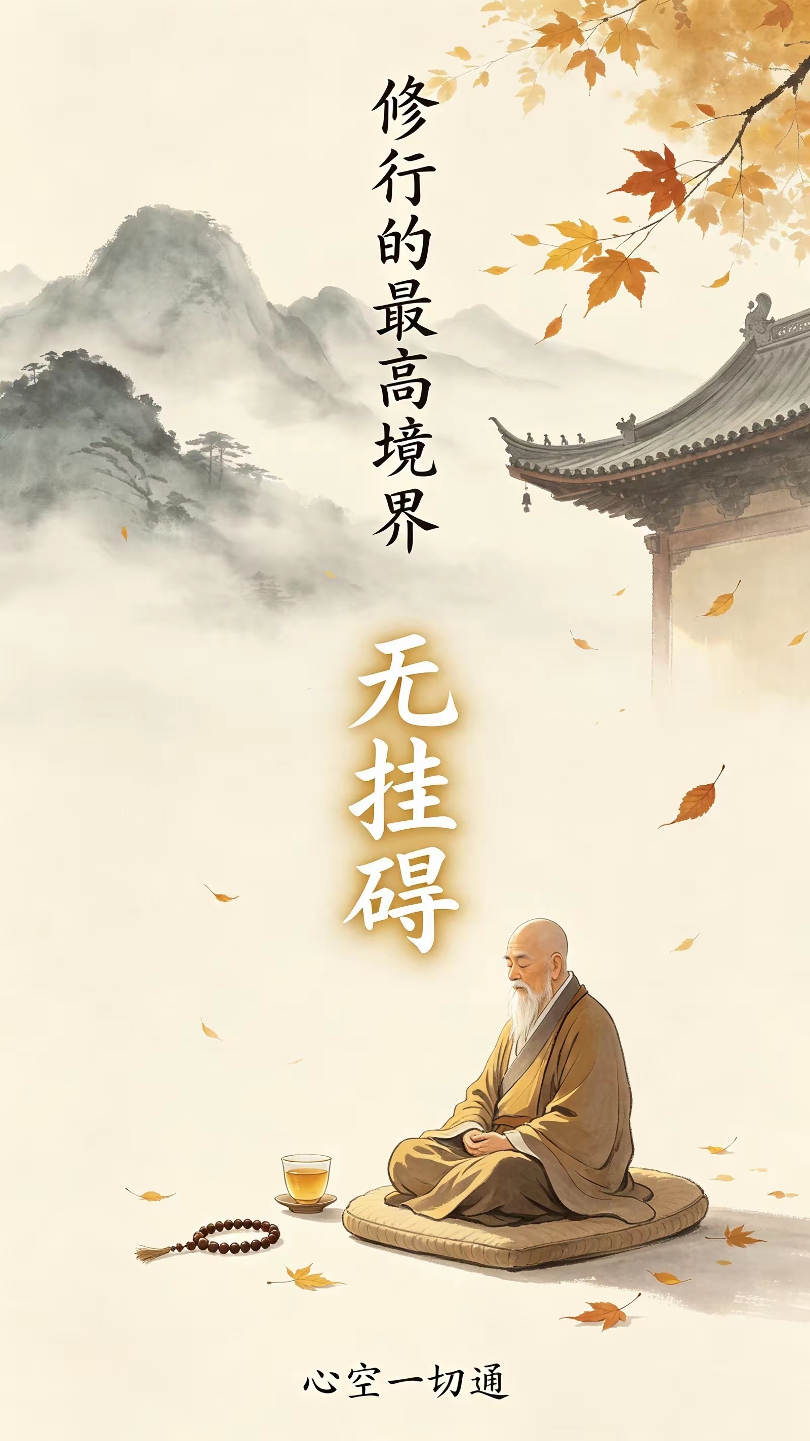世间万物，皆如朝露，非我所有，亦难久留。你我不过是光阴里的过客，借一段缘分，坐一程山水。缘来则聚，缘尽则散。心不染尘埃，且惜当下，莫问归期。 ​​​
