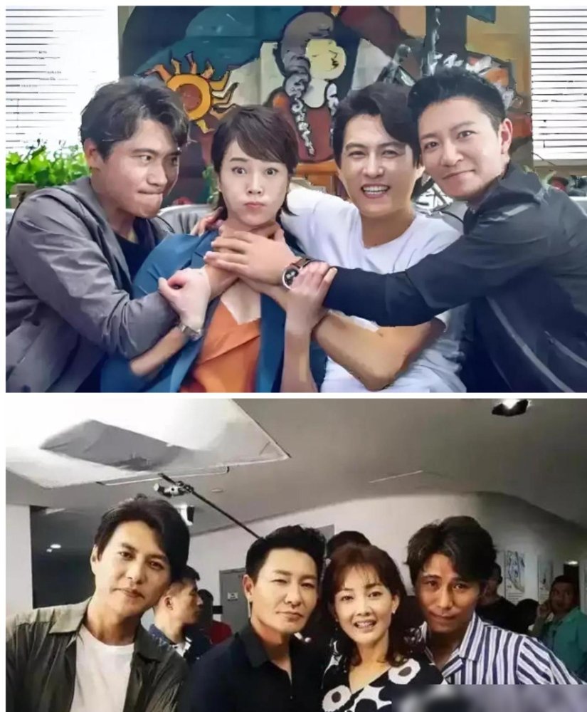 跟左小青合影，靳东李乃文敢龇牙咧嘴做鬼脸，换牛莉往中间一站，哥几个立马收腹挺胸，手都不知道往哪放。
这就是男人的“气场雷达”，比狗鼻子还灵。左小青温，怎么闹都行，那是自己人。牛莉那眼神一扫，像班主任查自习，谁敢造次？表情瞬间切换成“体制内开会”。
说白了，哪有什么放不开，全看对面是谁。男人在饭局