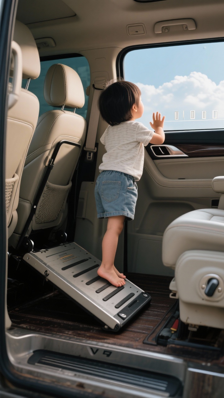 你站在展馆入口，电子屏滚动着“L3级无感接管”“光子晶体HUD”“固态...