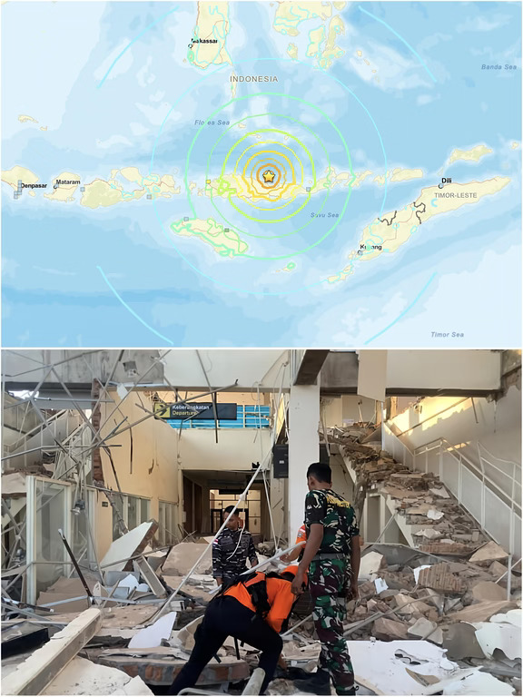 印尼发生7.7级强震，多地区拉响海啸警报