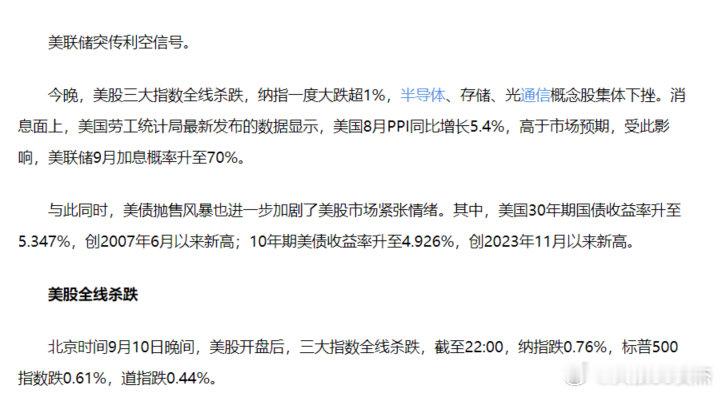 美债的大象还没有爆，大科技上市的资本任务还没有完成，所以，不急，还能看到科技折腾。
管好仓位，被重仓，不着急就好 ​