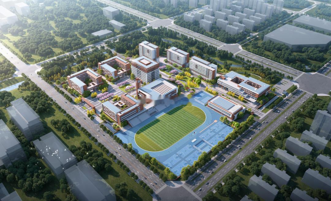 合肥一六八中学北雁湖校区全面封顶！8月28日，合肥一六八中学北雁湖校区主体结构全面封顶，较原定计划提前30天，预计2027年1月底基本完工，2027年4月竣工验收，预计2027年秋季正式投入使用。合肥一六八中学北雁湖校区位于明珠大道与永和路交口西南角，占地面积165亩，总建筑面积约12.39万平方米，规划建设教学楼、艺体楼、国际创新楼等10栋单体，建成后可满足3600名学生的学习需求。