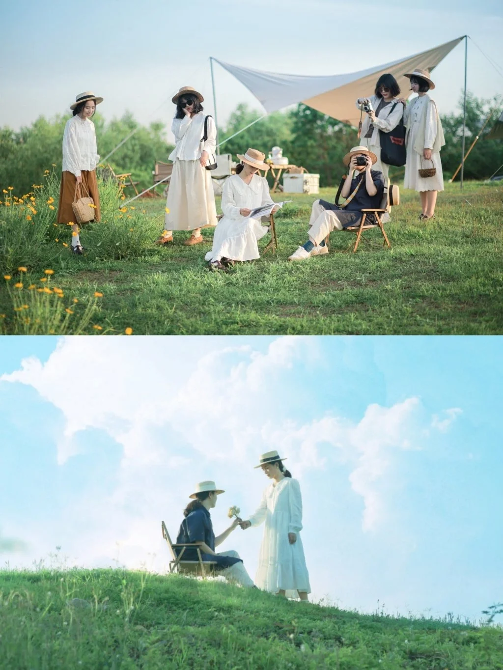 武汉宝藏露营地❗️开满小黄花的山坡