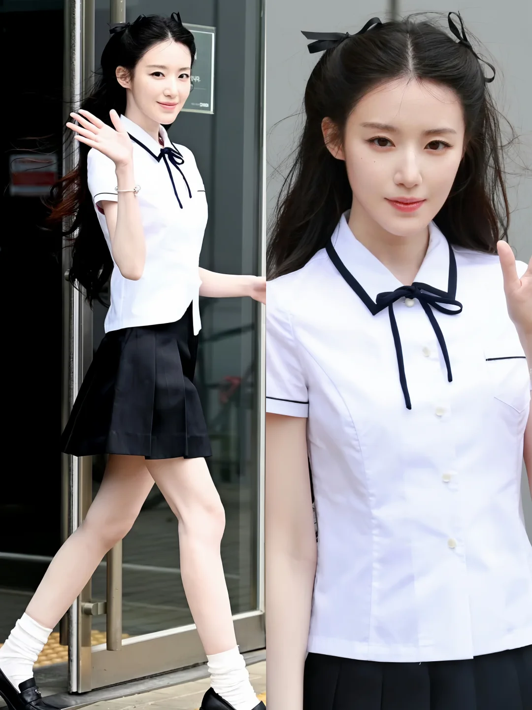 叶舒华认哥路透！校服萌我一大跳