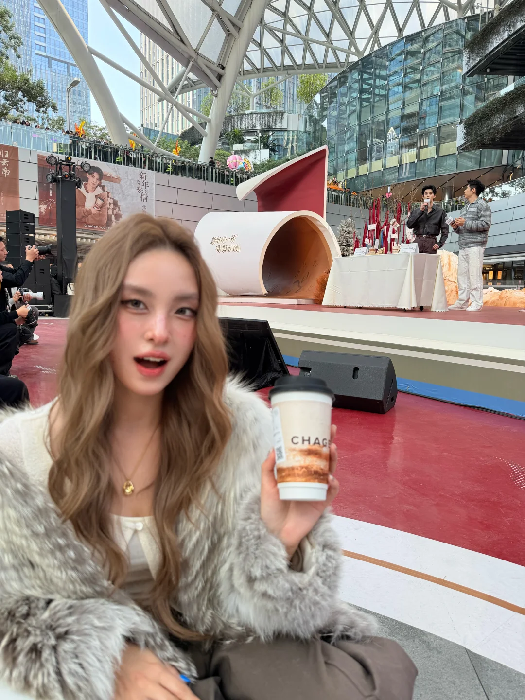 OMG和王鹤棣偶遇了！