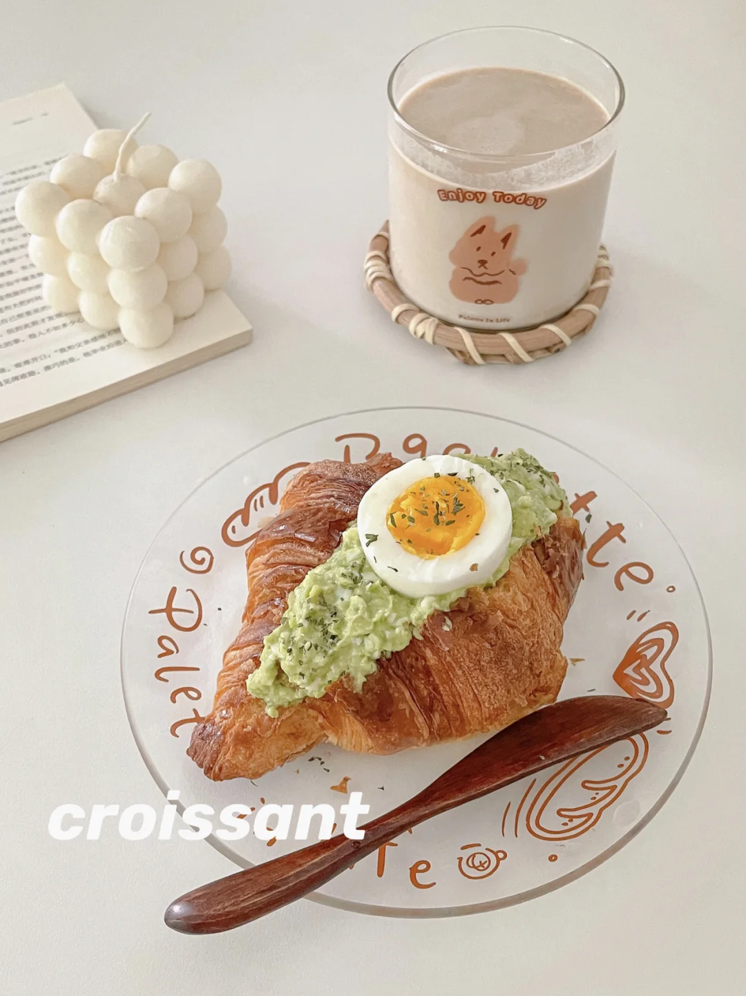 快手Brunch🥣｜可颂牛油果自由🥑🥐