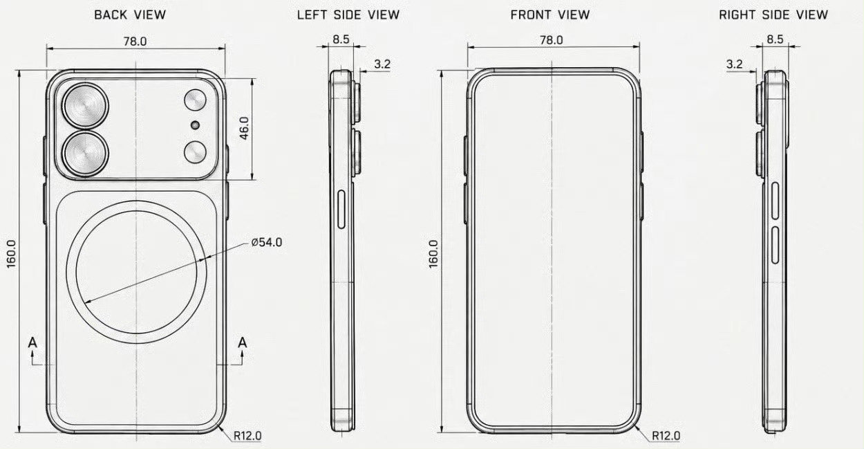 #iPhone18外观曝光#

砍掉了长焦镜头，和 iPhone 18 Pro 系列一样的横行 Deco

辨识度是有的，但是我还是期待 iPhone Air 2 这个手机真的香… ​