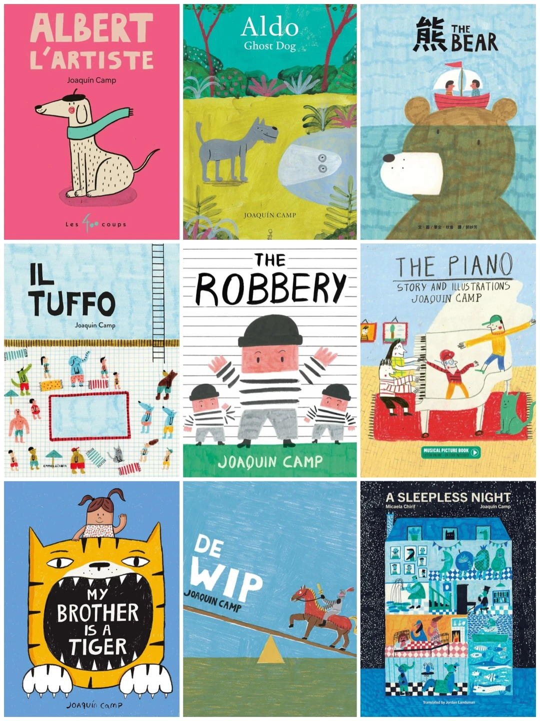 博洛尼亚获奖插画师Joaquín Camp华金坎普