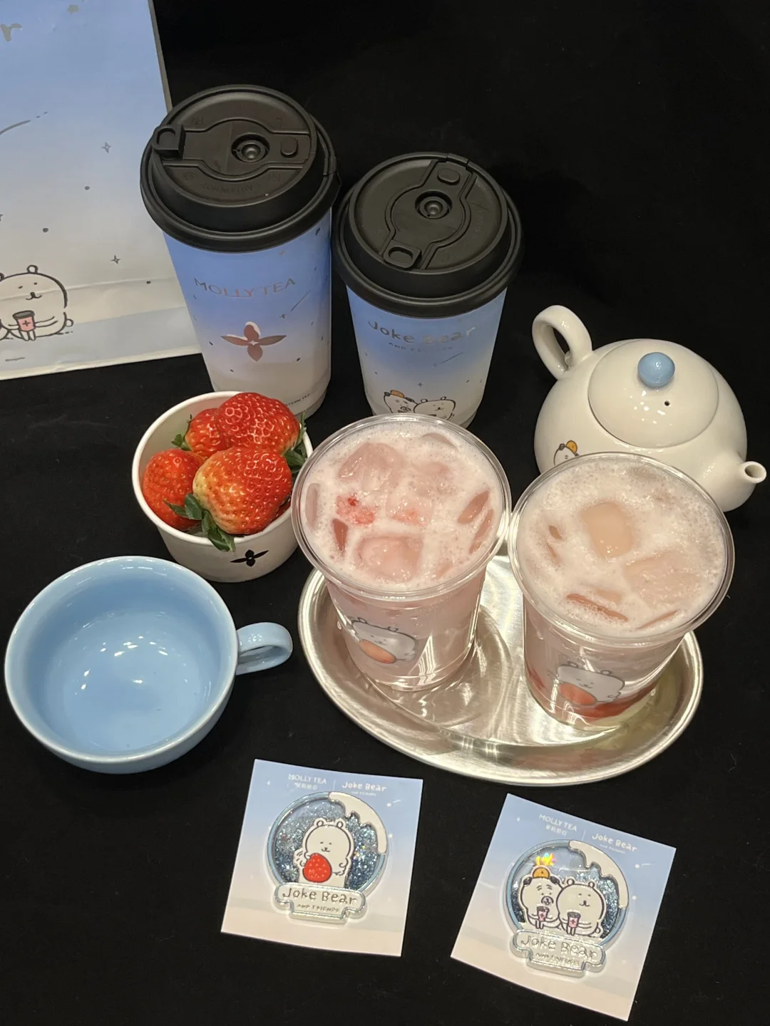 茉莉奶白×自嘲熊！为了周边我能连喝一周！