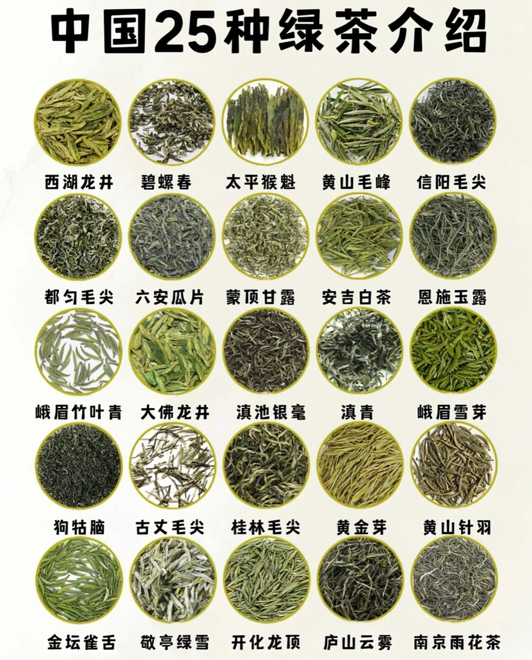 我国24种绿茶介绍，建议收藏！