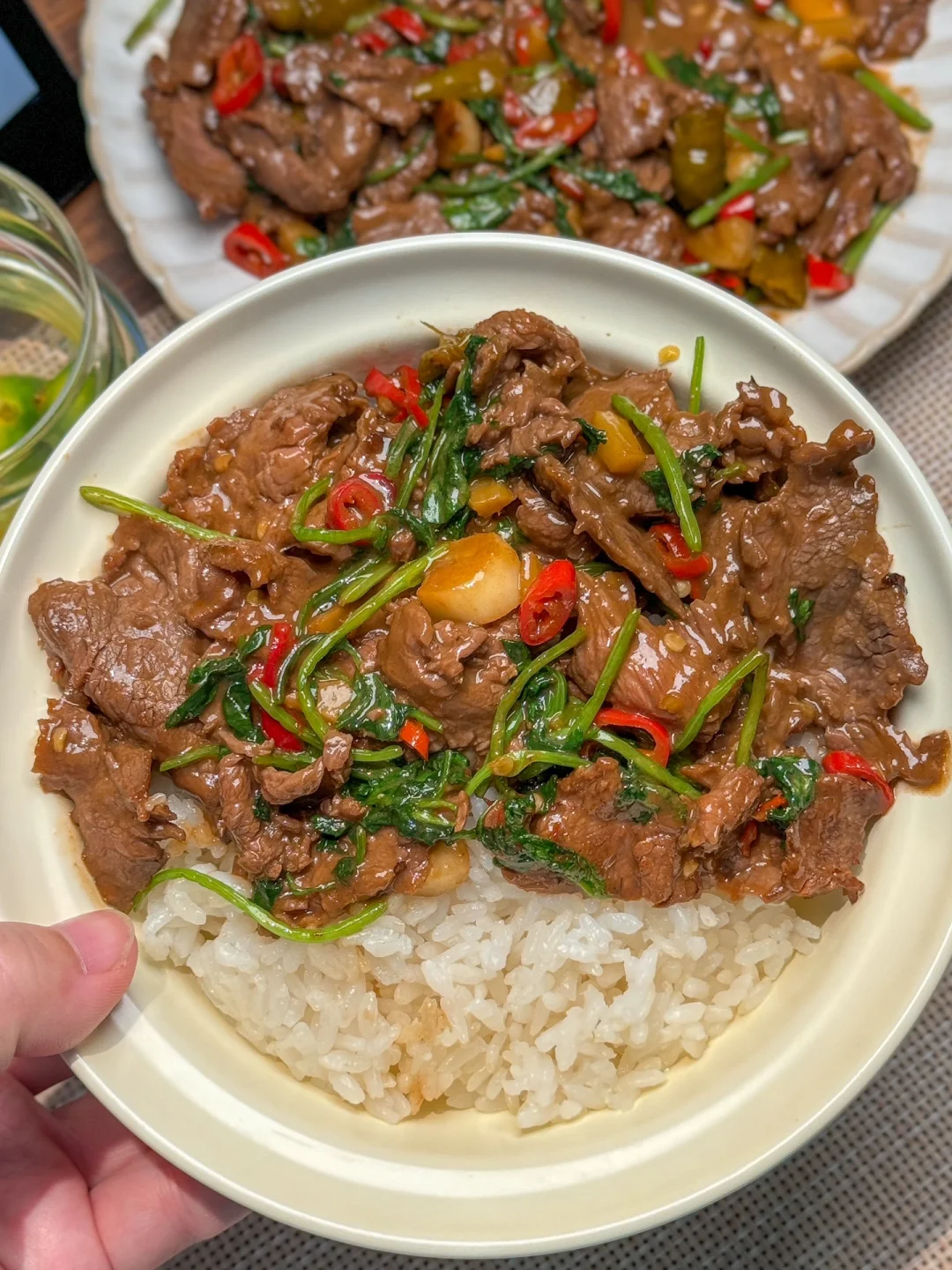 哦莫哦莫...小炒牛肉这么做香哭了！！