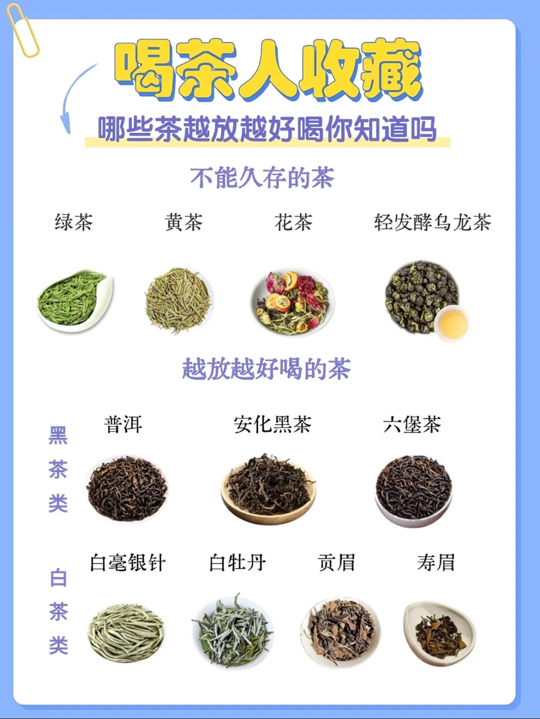 喝茶人收藏，茶叶存放小技巧，建议收藏！