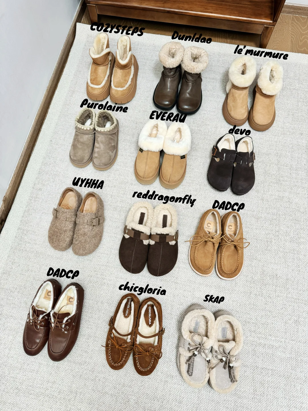 下雪天不冻脚❄️毛毛鞋温暖又松弛