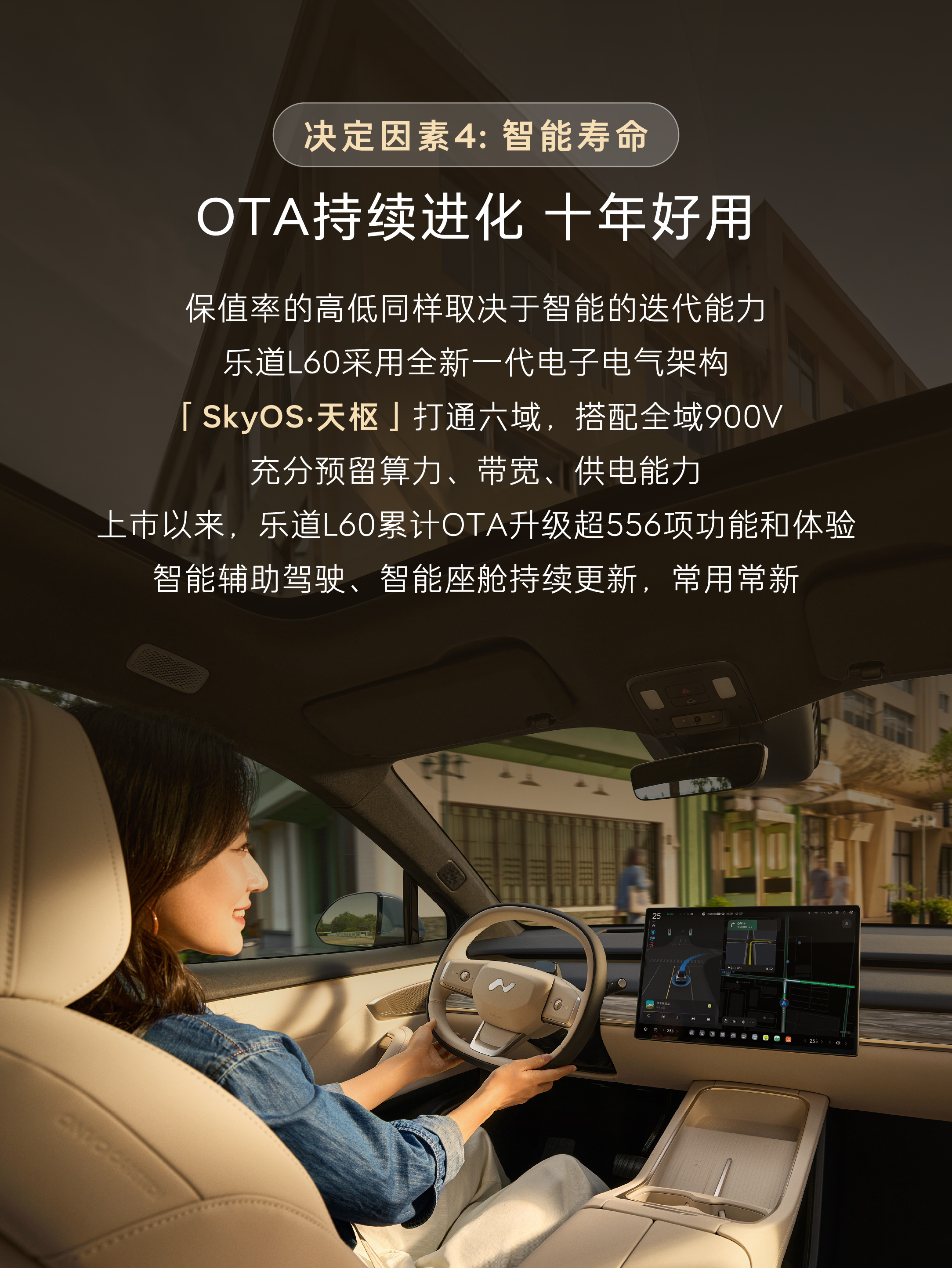 《2026年9月中国汽车保值率研究报告》发布：乐道L60稳居中型SUV保值率第一，不分价格段、不分能源形式。 
保值率不仅仅是一个数字，更是领先实力的集中体现：从电池健康到平台架构，从用户价值到智能寿命，从补能网络到服务体系，再到制造水准，7项核心指标共同定义了一辆电车的长期价值。 
每一项都扎 ​