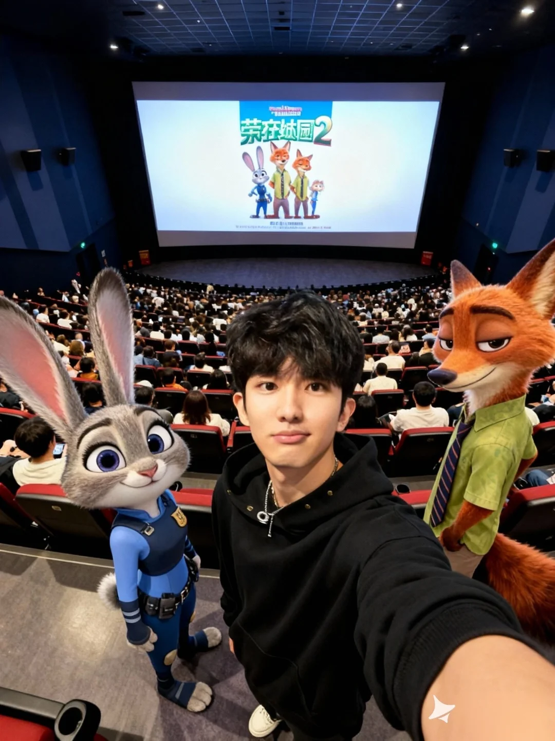 疯狂动物城合照终于学会啦！（教程版）