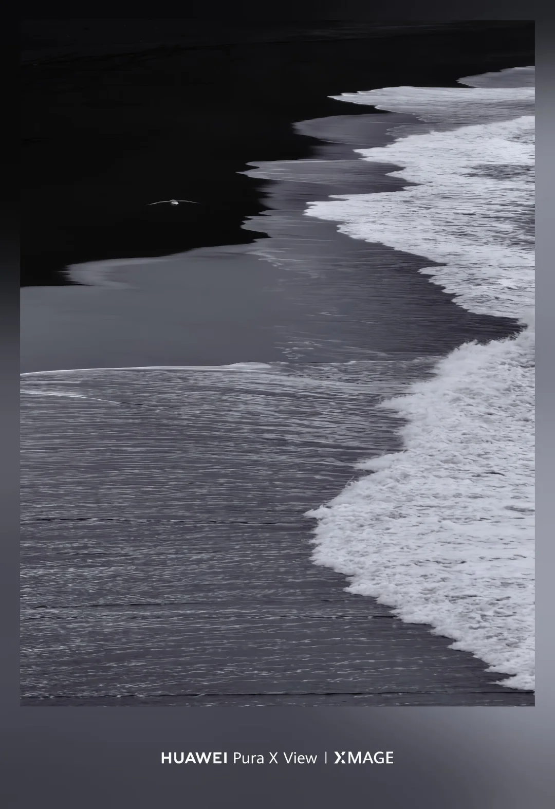 冰岛黑沙滩｜动态照片藏着海浪流动的力量