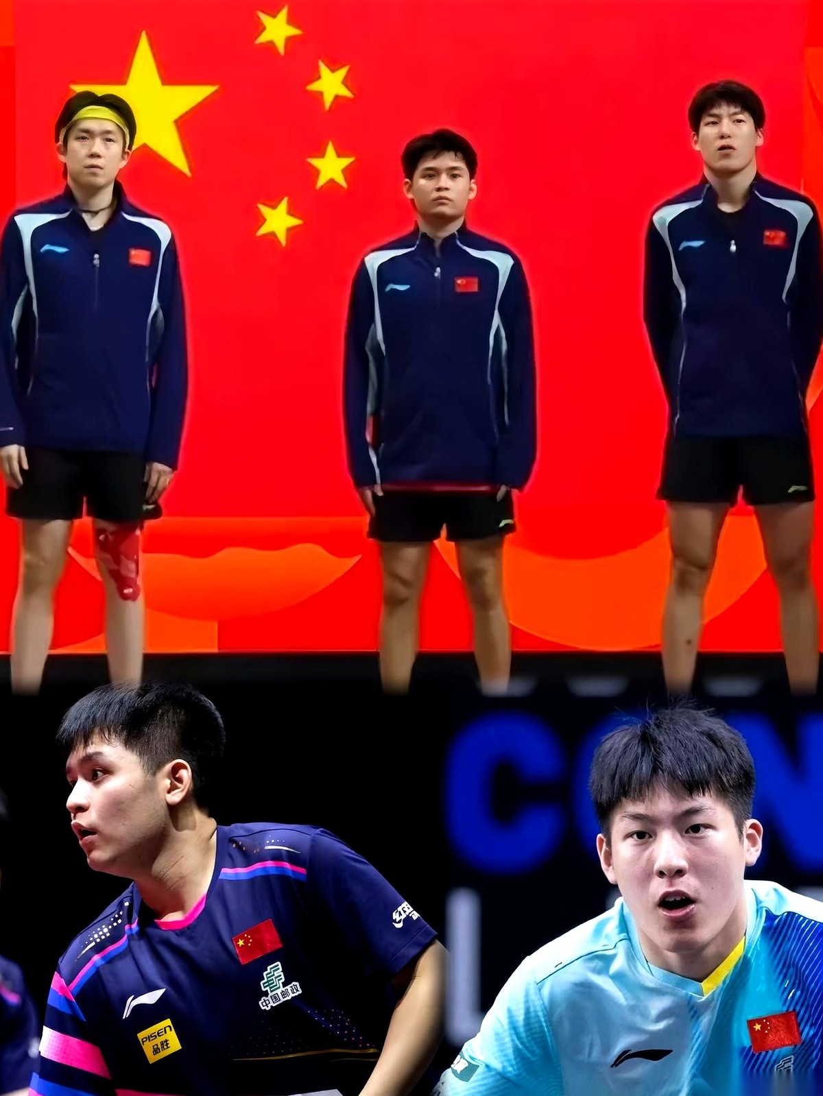 国乒男团半决赛的排兵布阵一出来，这场球的底牌算是亮明了。
大头和小石头刚从混双的场地上退下来，脖子上的汗还没擦干净，又要无缝衔接直接撞进男团的连轴转里。而最悬的第三单打位置，竟然硬生生推上了一个新兵丫子温瑞博。
这是一场把体能算计到小数点后两位的消耗战。
王楚钦和林诗栋根本没空喘息。唯一的利好，就是