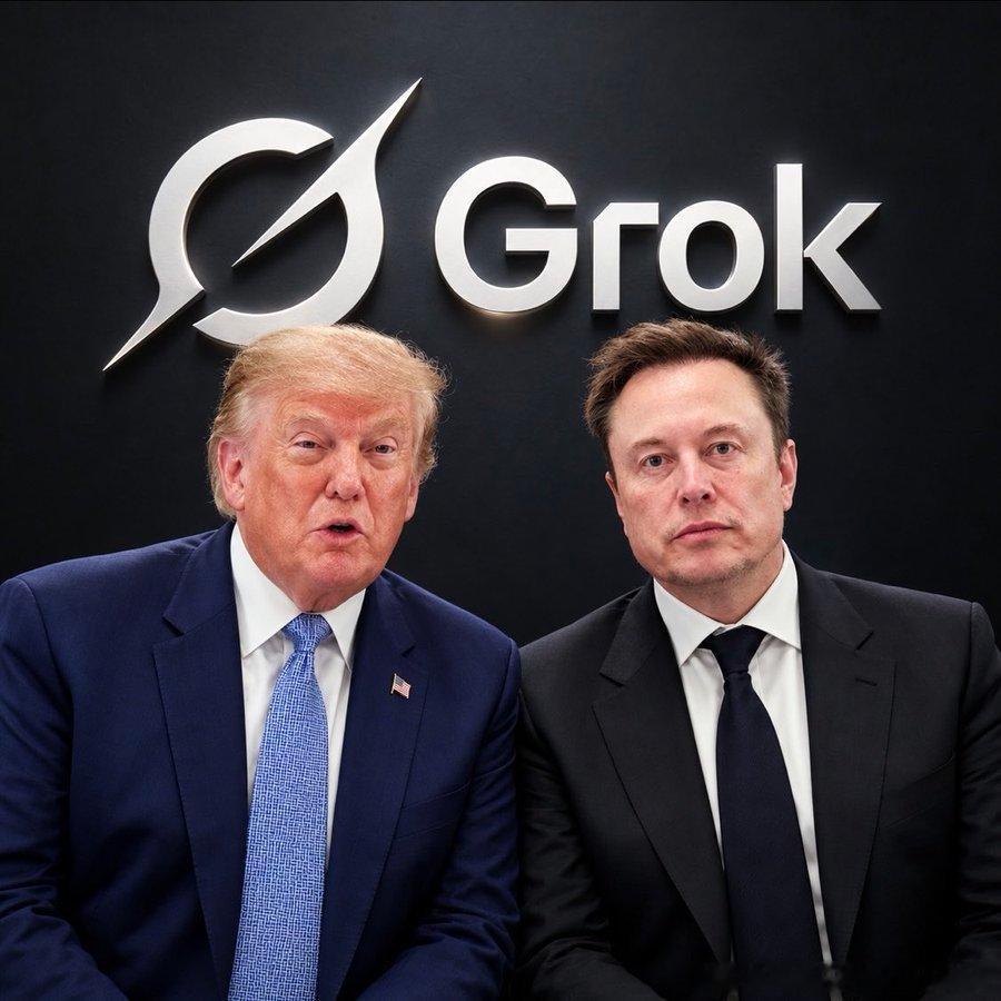时代杂志报道： 特朗普是用Grok 干了一些啥子典型事情——了解情况，问政和问策，寻找方向感和意义感知 [允悲][笑cry][污]

据《时代》杂志报道，2025 年 12 月，特朗普在椭圆形办公室与埃隆·马斯克（Elon Musk）举行了一次私人会晤，期间他花了数小时向 Grok 提问，探讨有关其总统任期及政治遗产的话 ​