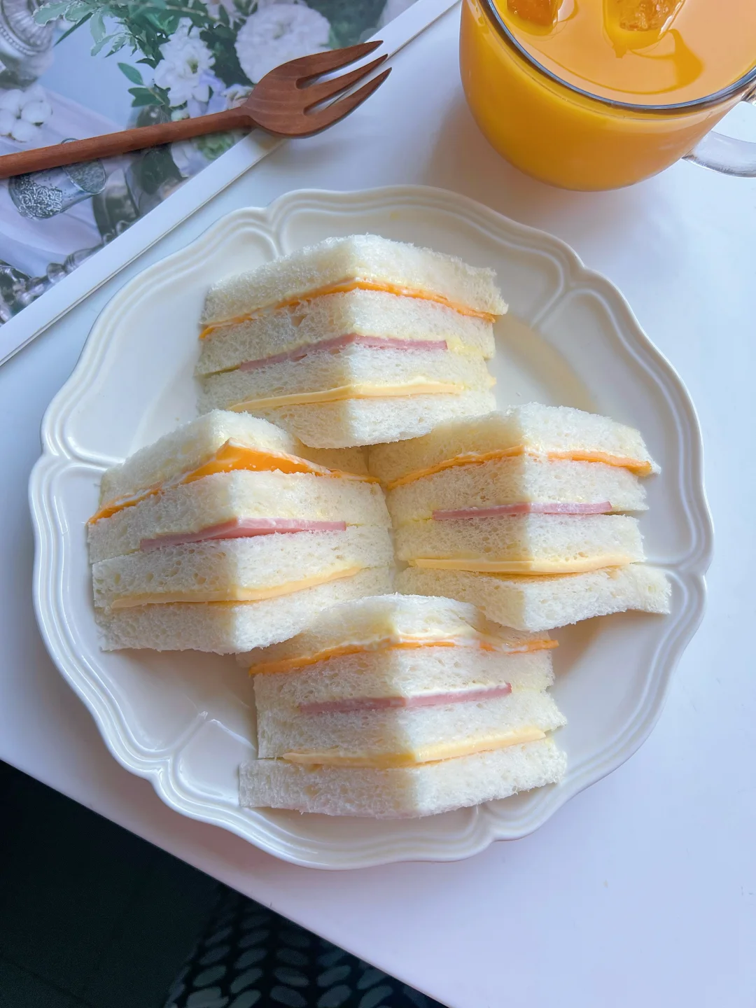 我家的夏日凉方｜火腿鸡蛋芝士三明治🥪