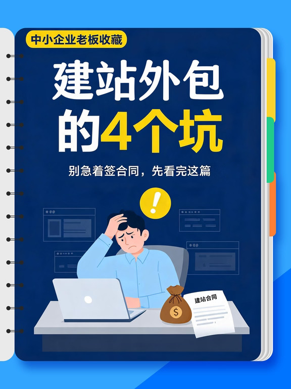 建站外包的4个坑，和一条新路子