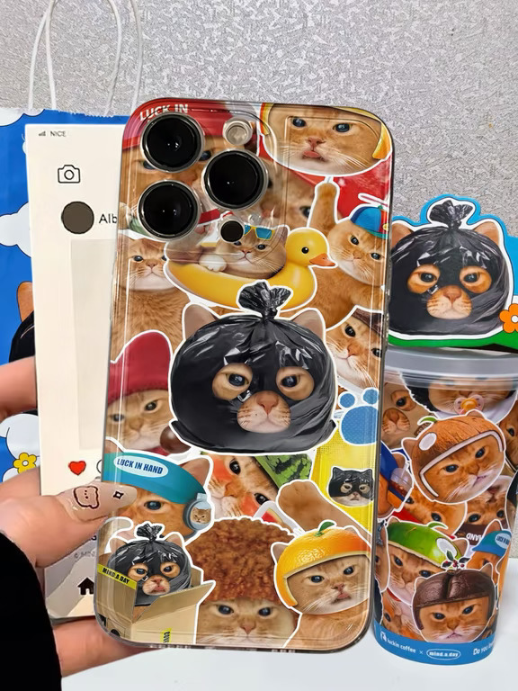 🐾猫咪贴纸壳｜被这波瑞幸小猫咪彻底硬控了！