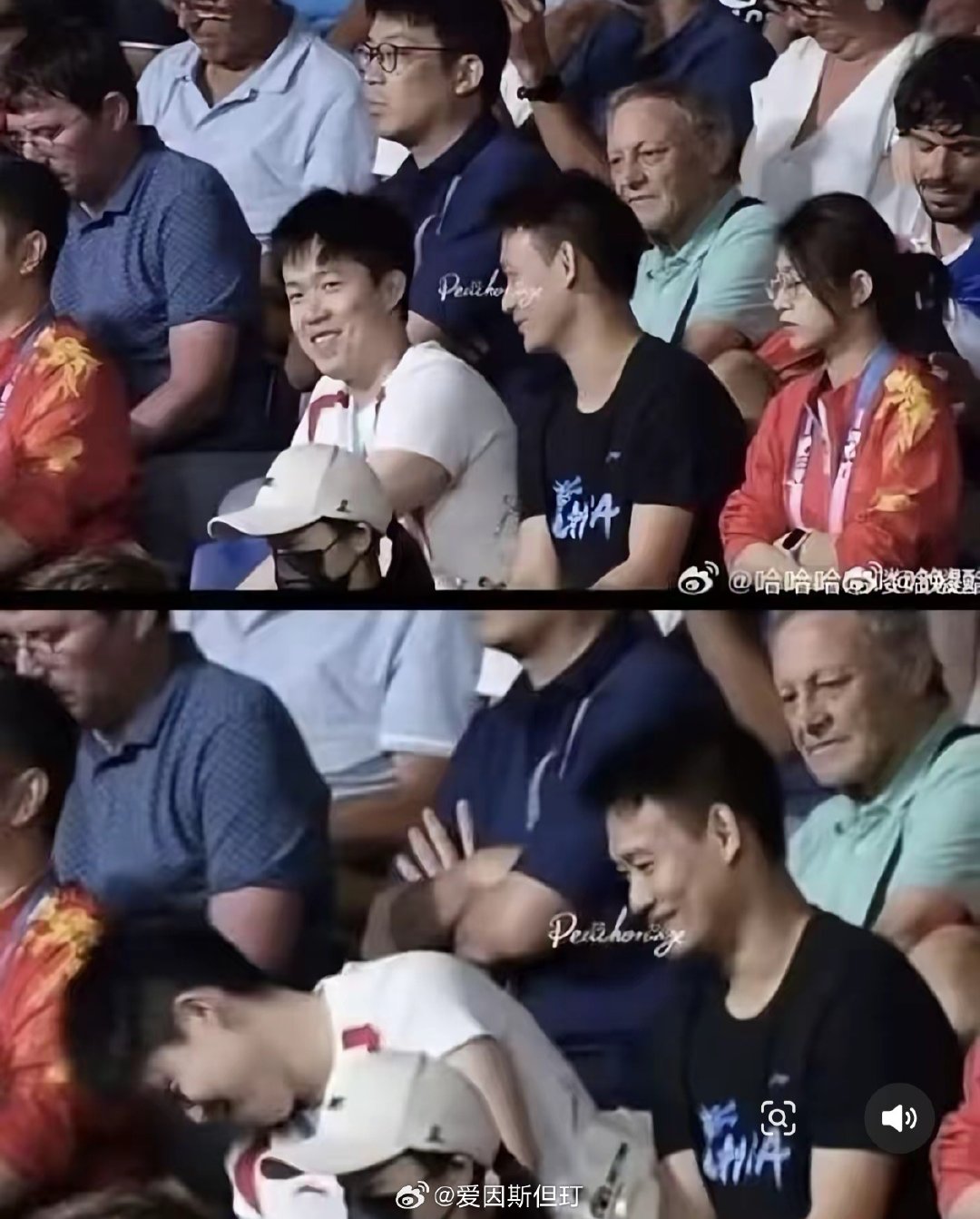 #刘丁硕为看台偷笑道歉#两人偷笑，还有一人为何不道歉？队友陷入绝境时偷笑，这样的人当队长，国乒焉能不败！ ​