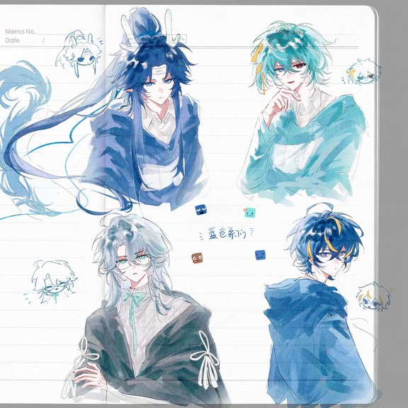 一点蓝色系们
#xteamy #就是赵子龙 #冰穗华 #雨过天也清 #芝士小鸽哥