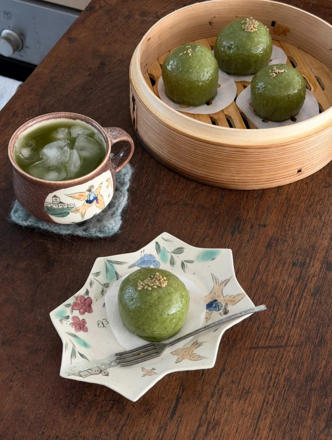 也是吃上自己包的青团了🌿（附做法