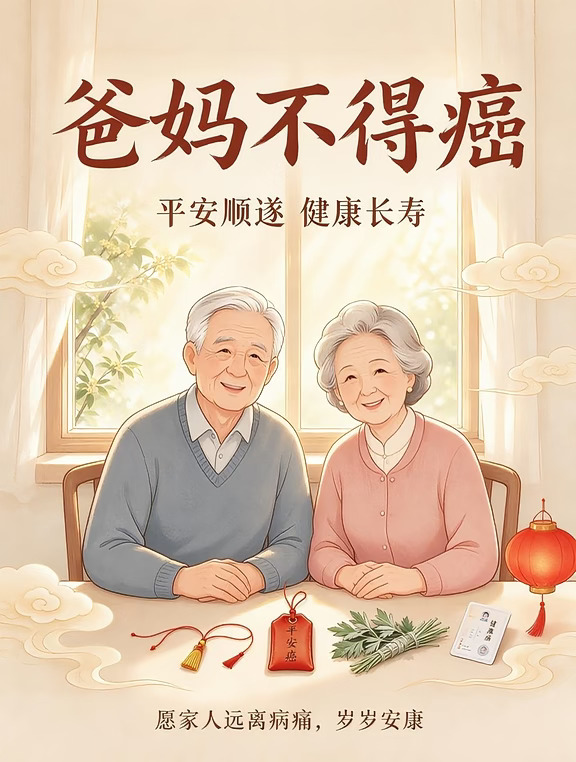 送爸妈平安🙏承接好运｜不得癌