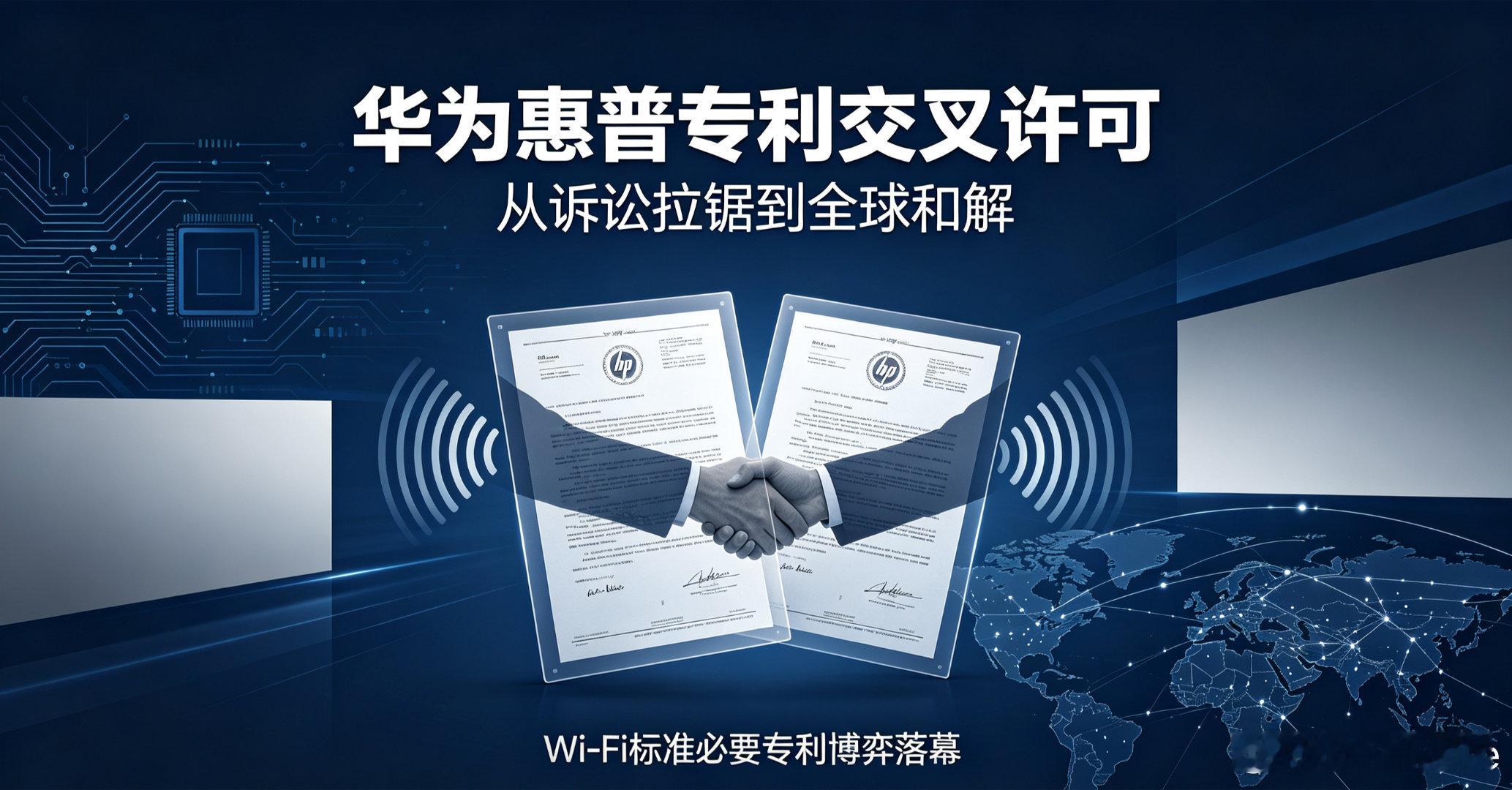 华为惠普的博弈，看懂大厂专利的“兵法”
一、事件背景
1.双方矛盾起点：惠普在美国发起专利诉讼 
       惠普于美国地区，起诉华为侵犯其 Wi Fi相关标准必要专利。惠普手握一批早年从安捷伦、无线网络厂商继承而来的 Wi Fi SEP 专利组合。 惠普主张华为设备未经许可使用其 Wi Fi 专利，要求停止侵权并 ​
