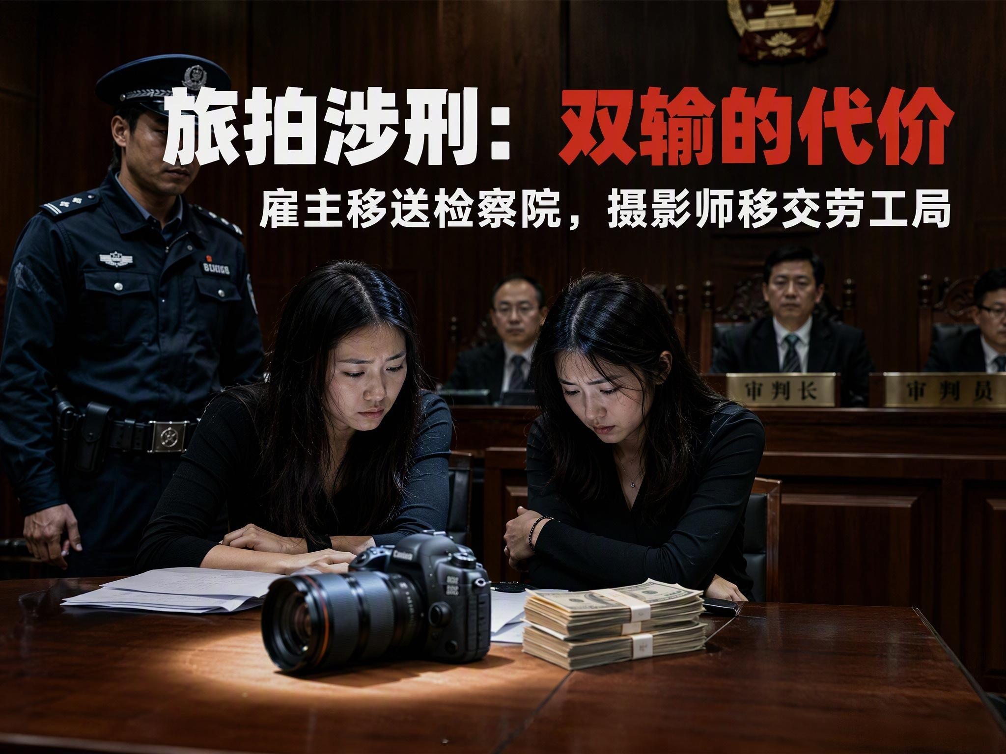 #两名内地女学生在澳门非法旅拍被捕#
400元一小时的旅拍，买来的不是美照，而是雇主的刑事立案和摄影师的非法务工指控。10月1日傍晚，两名内地女学生在澳门路氹因为一场现金交易的旅拍被治安警当场截获。20岁的张某花400元时薪聘请互不相识的21岁张某拍照，结果出钱的涉嫌"不合规范的雇用罪"被移送检察 ​