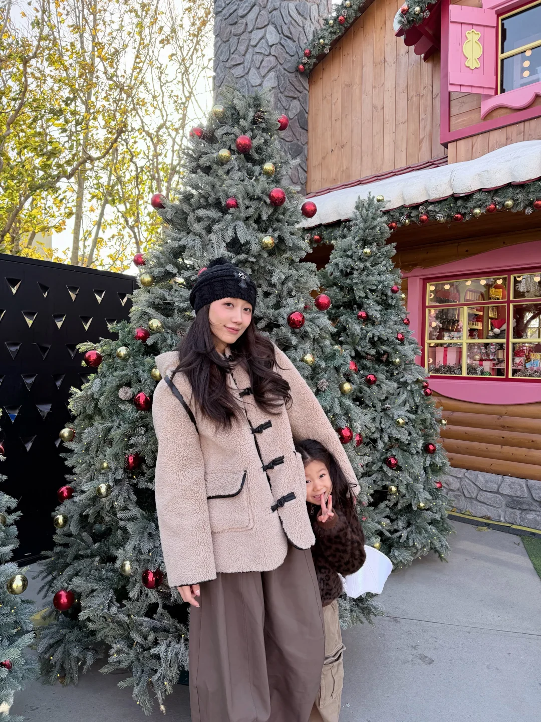 环球🌍圣诞小镇飘雪啦❄️🌟