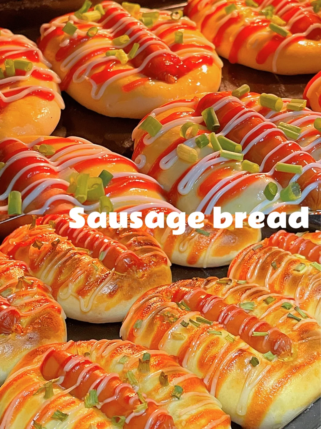 一次发酵❗️肠仔面包🌭咸香柔软，不用整型💯