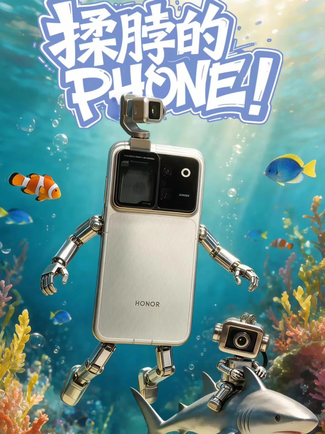 荣耀Robot Phone在18号开售之后再次抢售一空，各大平台的火爆真的是一机难求！当然，这也是在情理当中，毕竟荣耀Robot Phone的行业创新表现给早已形成千篇一律设计的手机市场再次带来了行业新思路。特别是对于视频拍摄有需求的用户来说，荣耀Robot Phone的到来不只是将手机与云台结合这么简单，它在带来更强的阿莱影像的同时能够让你的操控、后期剪辑、数据传输等变得更加的简单。
另外荣耀还是为喜欢这款手机的用户带来了可爱的“揉脖的Phone摆件”，通过各大线上平台签到打卡就可以得到这个可爱的摆件，喜欢的小伙伴可以去试试。
#荣耀机器人手机来了
#开箱机器人新朋友
#最炫揉脖风挑战
#荣耀隐藏福利
#荣耀Robot