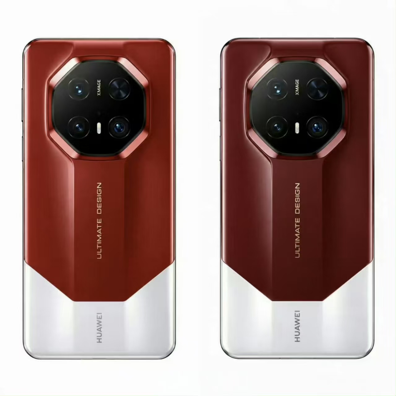 华为Mate 90 RS非凡大师差不多和这个渲染图长的一样了吧？？大家觉得怎么样？？

从照片来看新机采用红色双色拼接式设计，相机模组则为圆形方案 ​​​